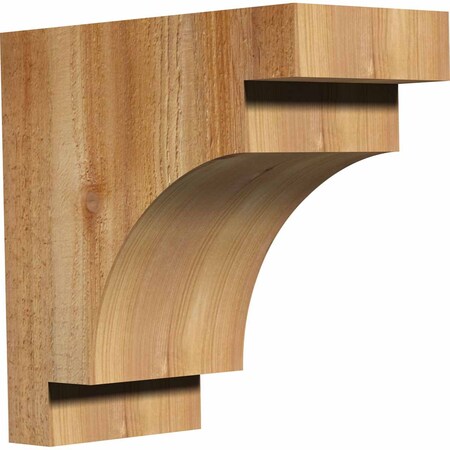 Ekena Millwork Mediterranean Rough Sawn Corbel, Western Red Cedar, 6"W x 12"D x 12"H COR06X12X12MED00RWR